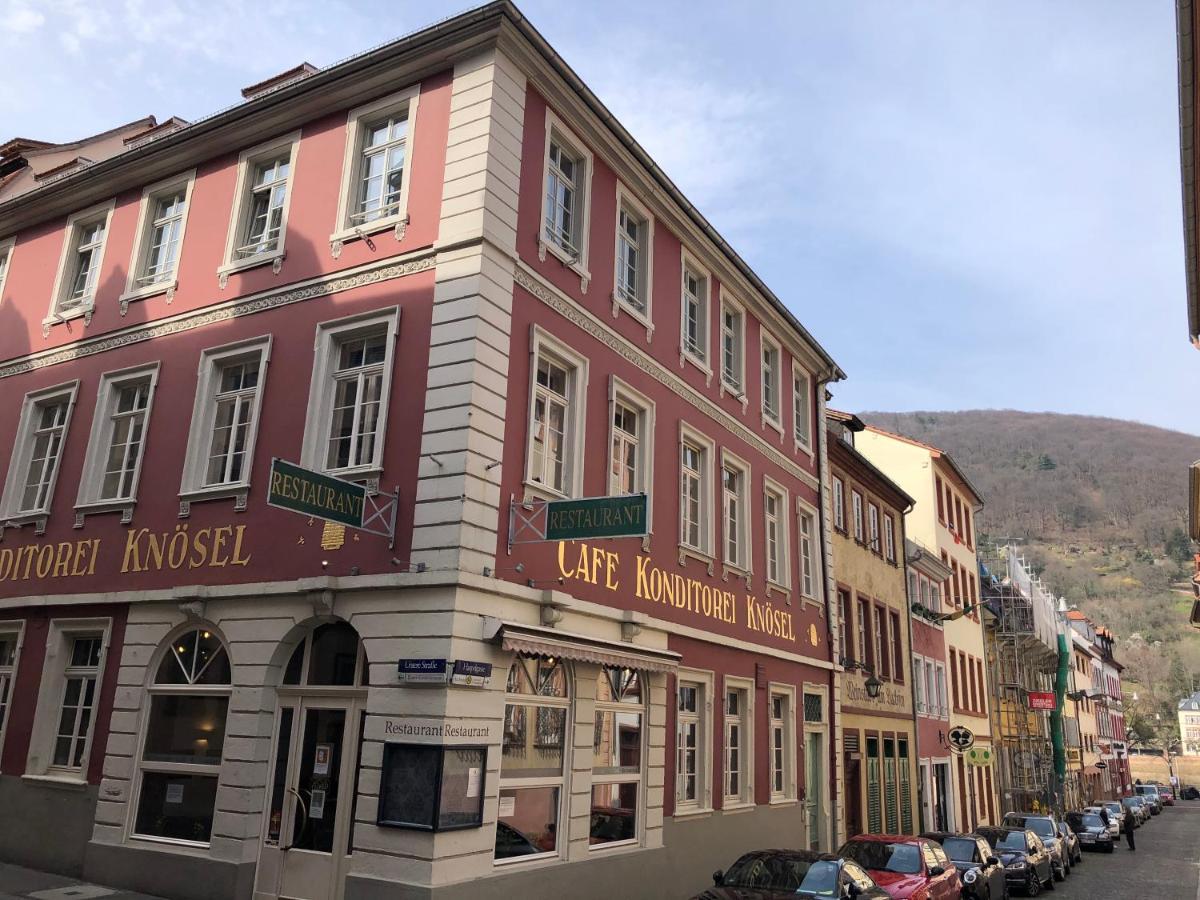 Cafe & Hotel Knoesel Heidelberg Dış mekan fotoğraf