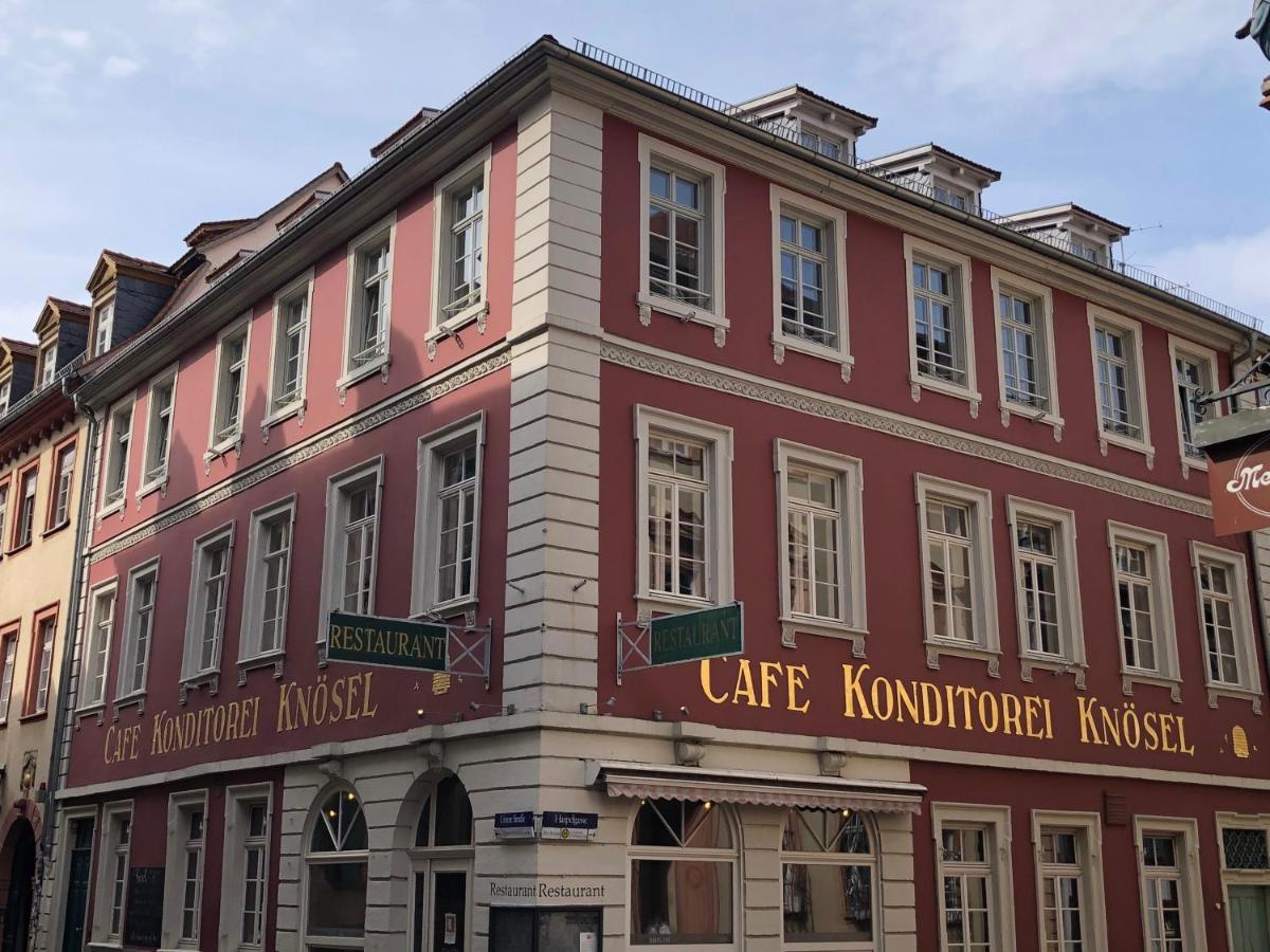 Cafe & Hotel Knoesel Heidelberg Dış mekan fotoğraf
