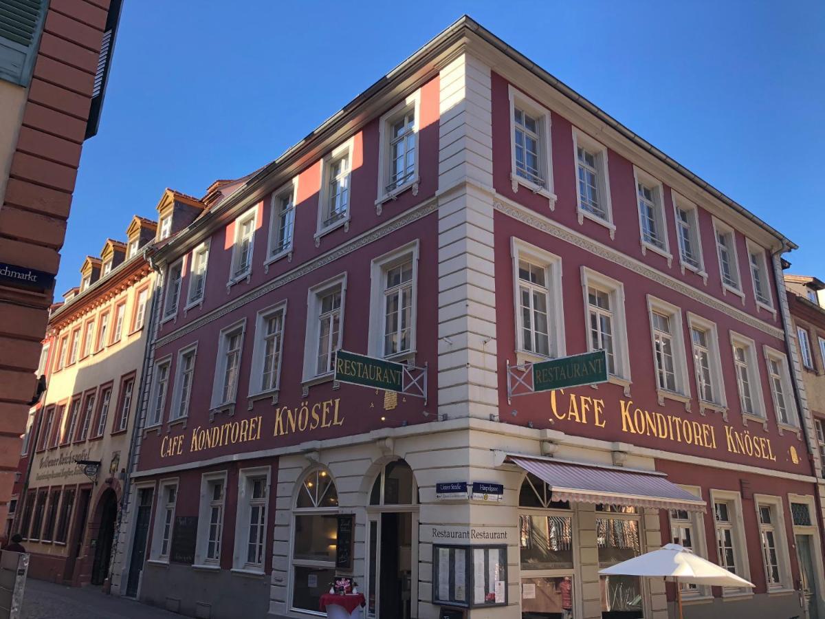 Cafe & Hotel Knoesel Heidelberg Dış mekan fotoğraf